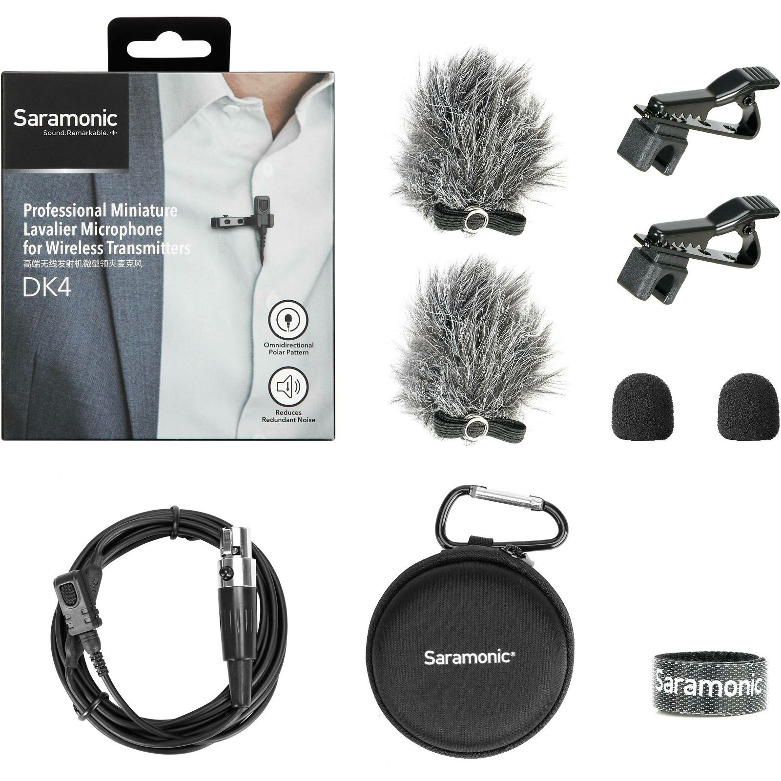 Saramonic DK4F Professional Miniature Lavalier Microphone mikrofon