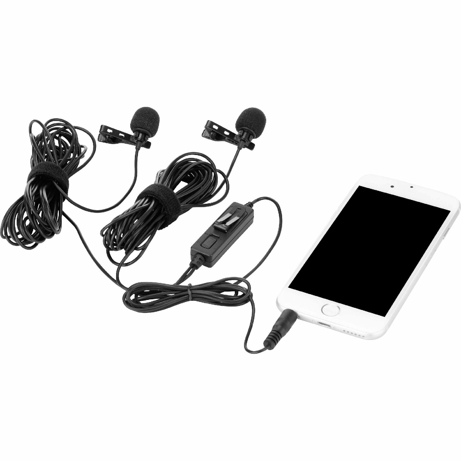 Saramonic LavMicro 2M Lavalier Microphone with 2 Microphone Capsules and Mic clips for DSLR Camera, Camcorder,Smartphone and Audio Recorder