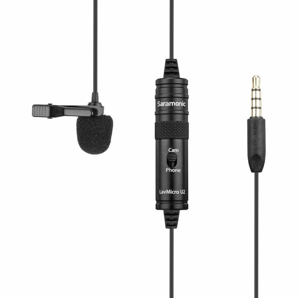 Saramonic LavMicro U2 Lavalier Microphone lavalier mikrofon za DSLR fotoaparate, videokamere, smartphone, audio snimače