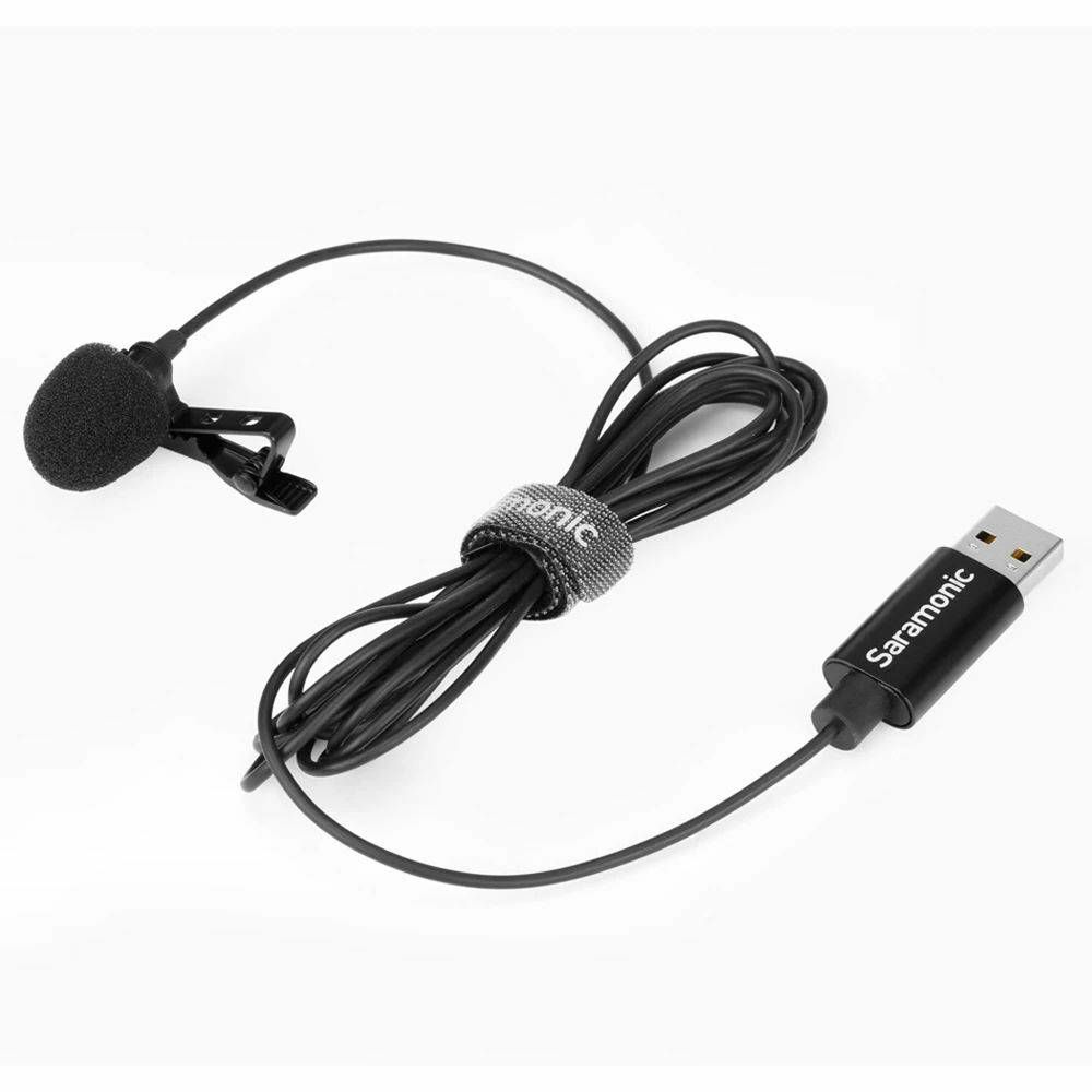 Saramonic SR-ULM10 Upgraded USB Lavalier microphone lavalier mikrofon za računalo i Mac uređaje