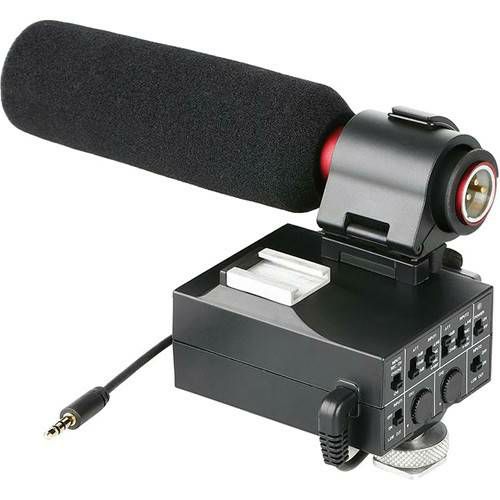 Saramonic MixMic XLR Audio Adapter Kit with Shotgun Microphone