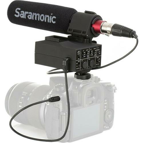 Saramonic MixMic XLR Audio Adapter Kit with Shotgun Microphone