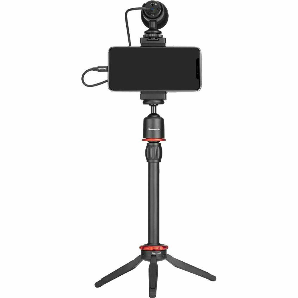 Saramonic SmartMic MTV Smartphone kit za vlogging, streaming i podcastove (mikrofon + mini tripod)