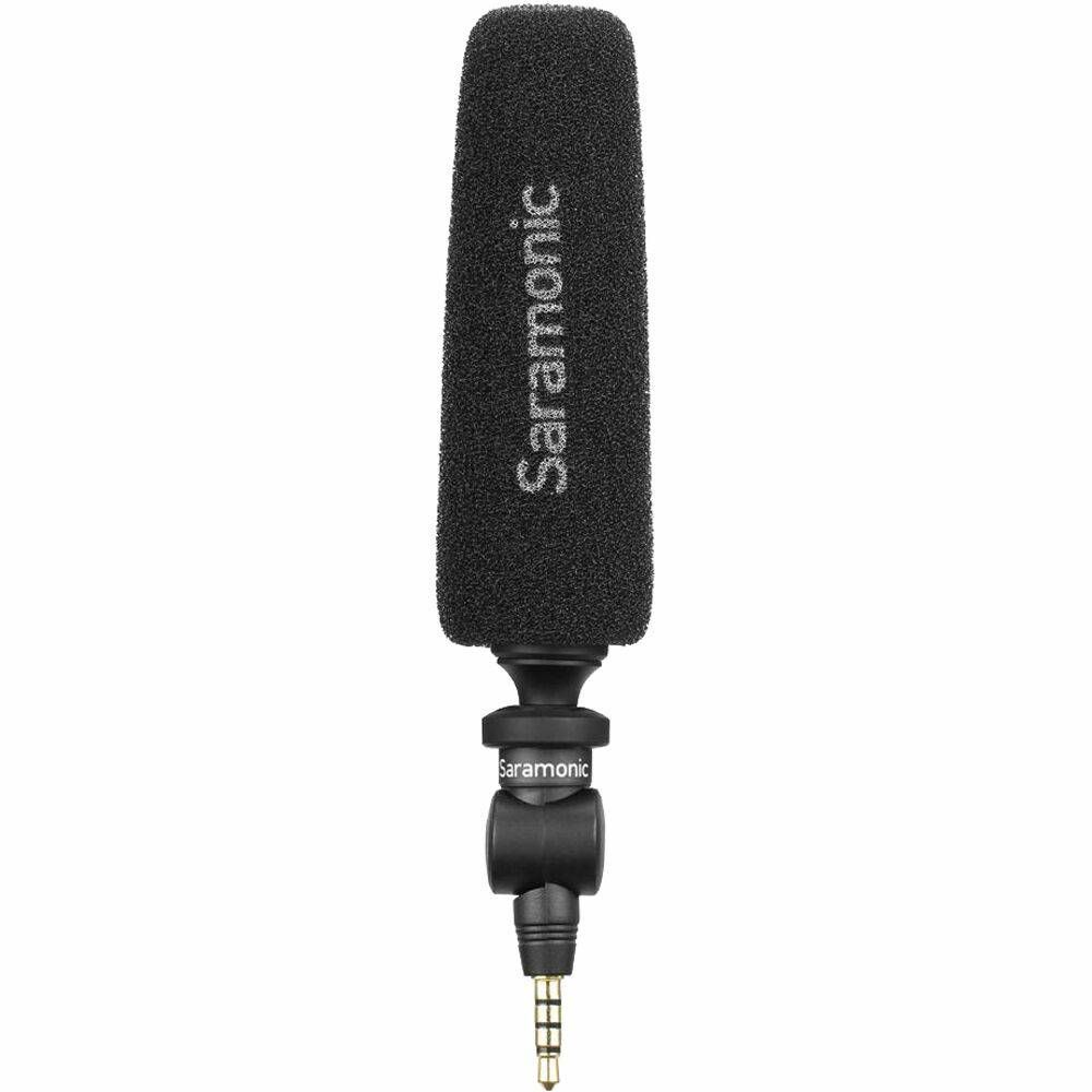 Saramonic SmartMic5S Mini shotgun microphone with 3.5mm TRRS connector