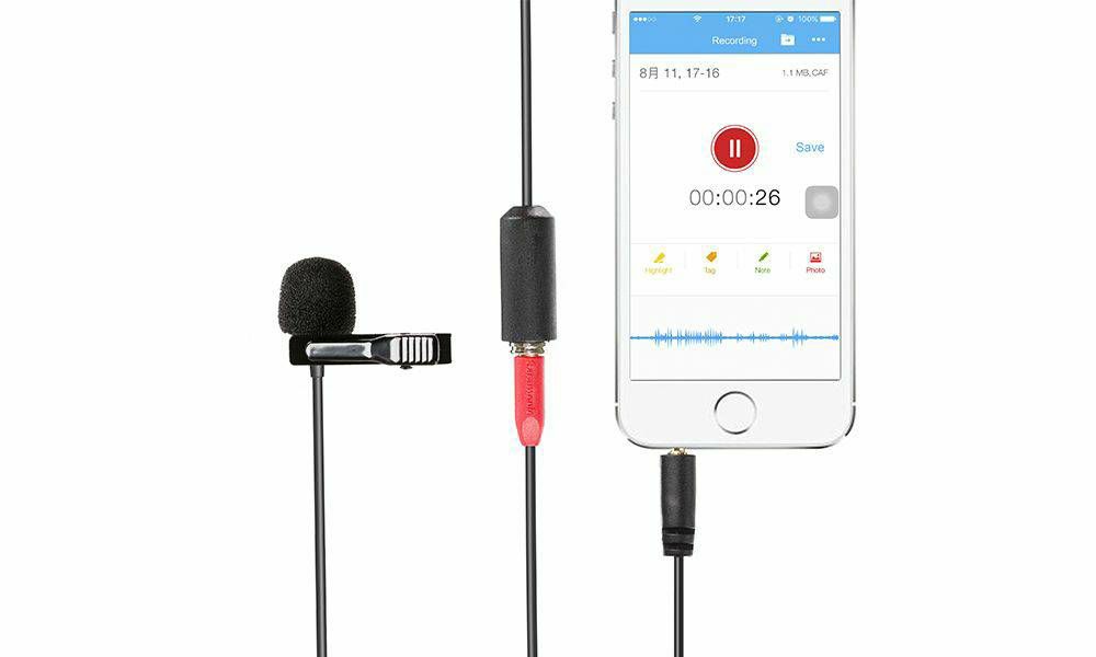 Saramonic SR-LMX1+ Lavalier Microphone lavalier mikrofon za iPhone i Android uređaje