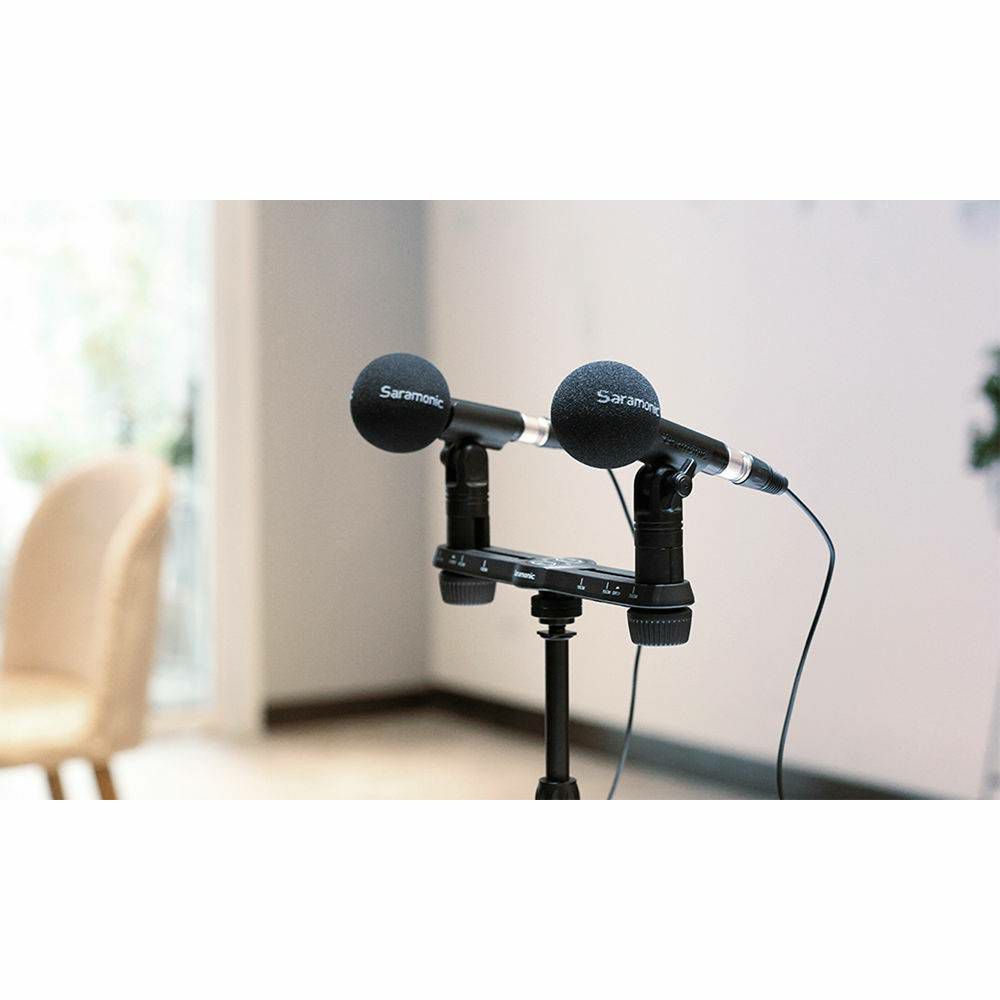 Saramonic SR-M500 Matched Compact Cardioid XLR Condenser Microphones kompaktni XLR kondenzatorski mikrofoni set (2 x XLR cardioid mikrofoni)