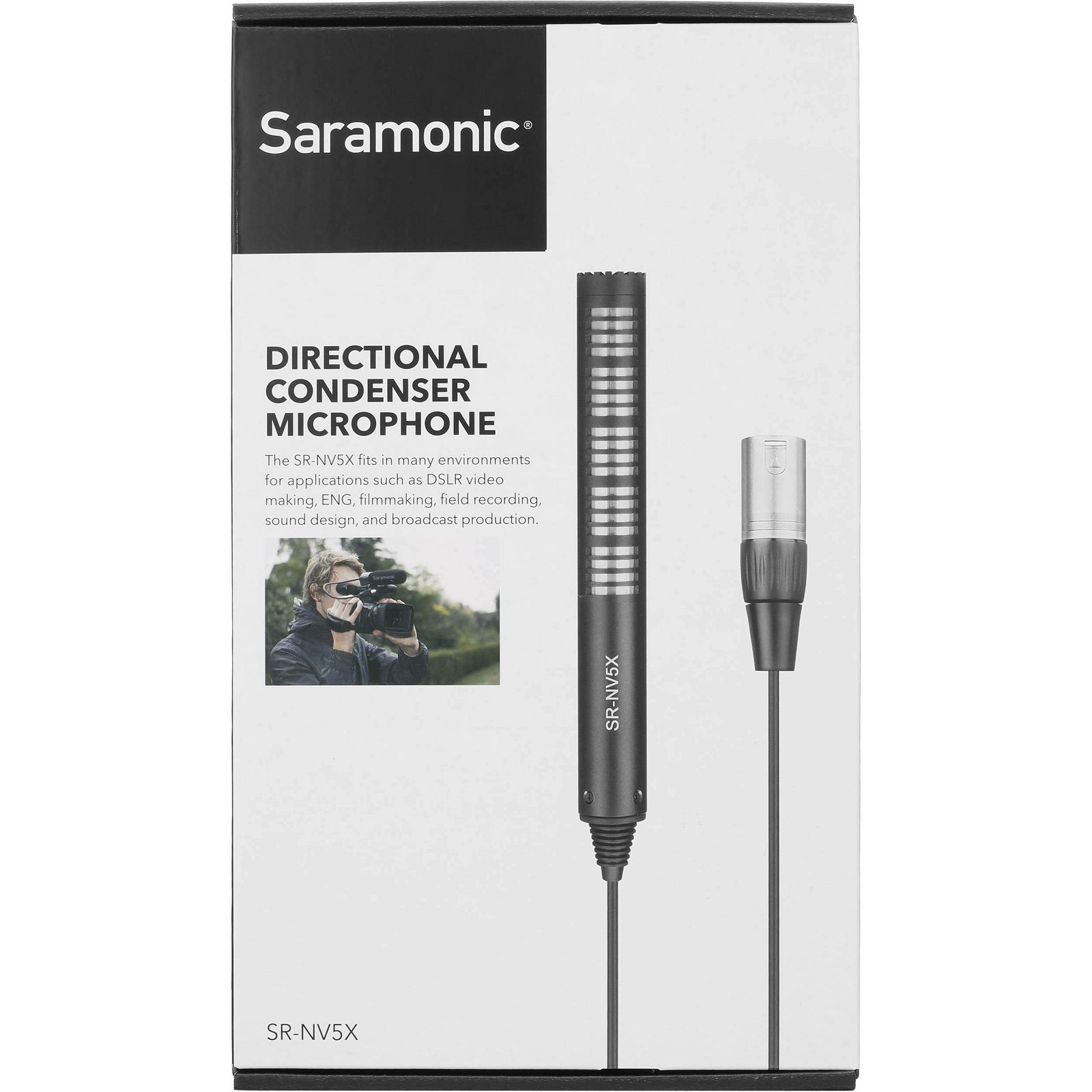 Saramonic SR-NV5X Directional Condenser Microphone kondenzatorski mikrofon s integriranim XLR Output kabelom 