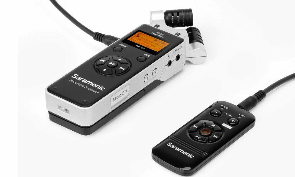 Saramonic SR-Q2 2-CH PCM Linear recorder snimač zvuka plastični