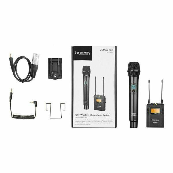 Saramonic UwMic9 Kit4 UHF Wireless Microphone Kit (RX9 + HU) bežični mikrofon