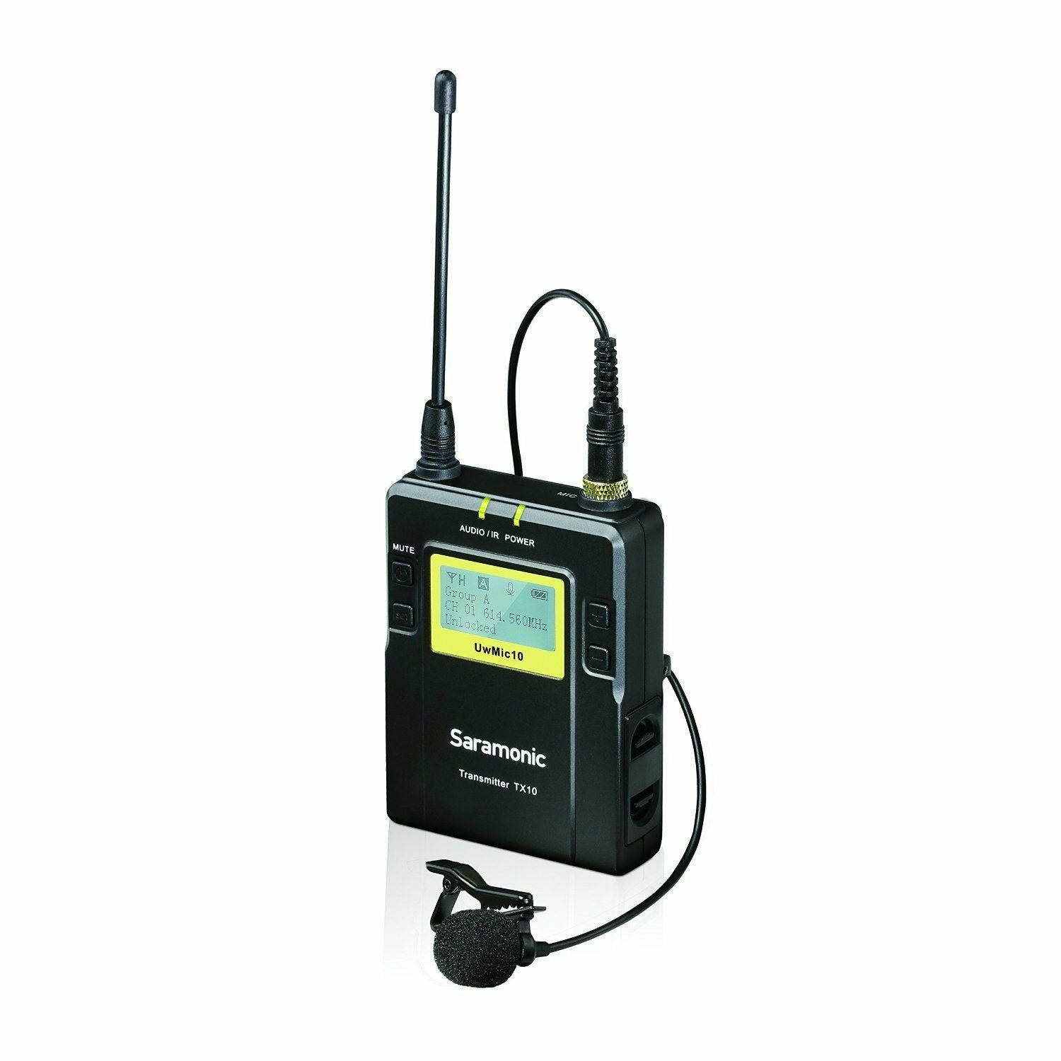 Saramonic UwMic9 (TX9 + RX9) UHF Wireless Lavalier Microphone Kit (1x transmitter TX9 + 1x receiver RX9 + 1x lavalier) UwMic9-KIT-TX9-RX9