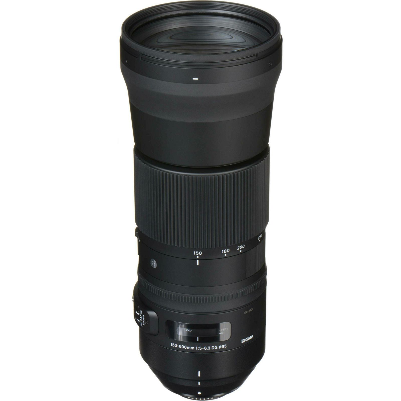 Sigma 150-600mm f/5-6.3 DG OS HSM Contemporary + TC-1401 1.4x Teleconverter komplet telefoto objektiv i telekonverter za Canon EF (ZB954)