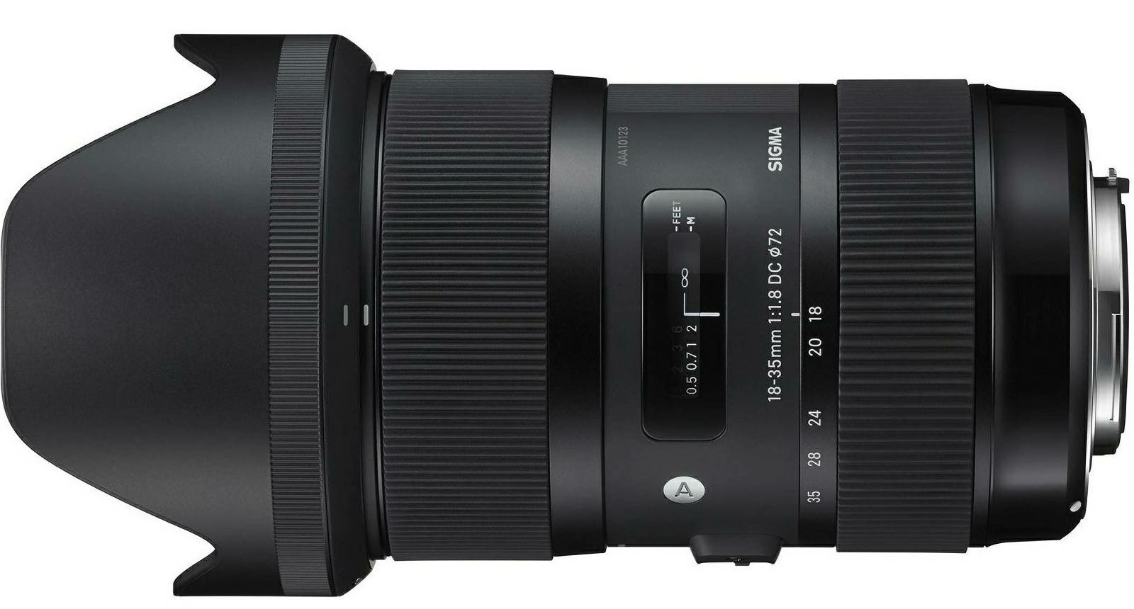 Sigma 18-35mm f/1.8 DC HSM ART širokokutni objektiv za Sigma SA 18-35 F/1,8 F1.8 1.8 wide angle zoom lens (210110)