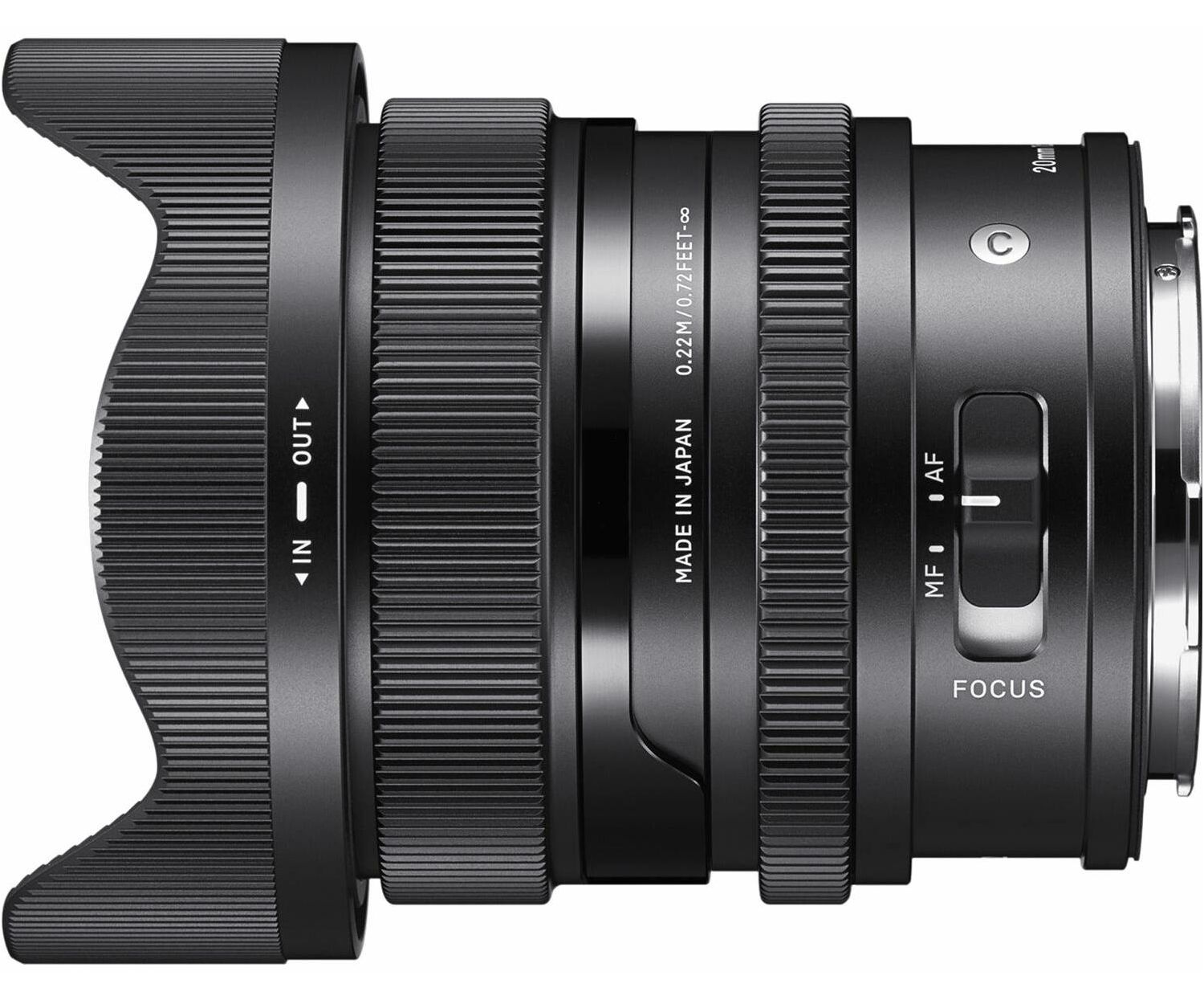 Sigma AF 20mm f/2 DG DN Contemporary širokokutni objektiv za Panasonic Leica L-mount (490969)