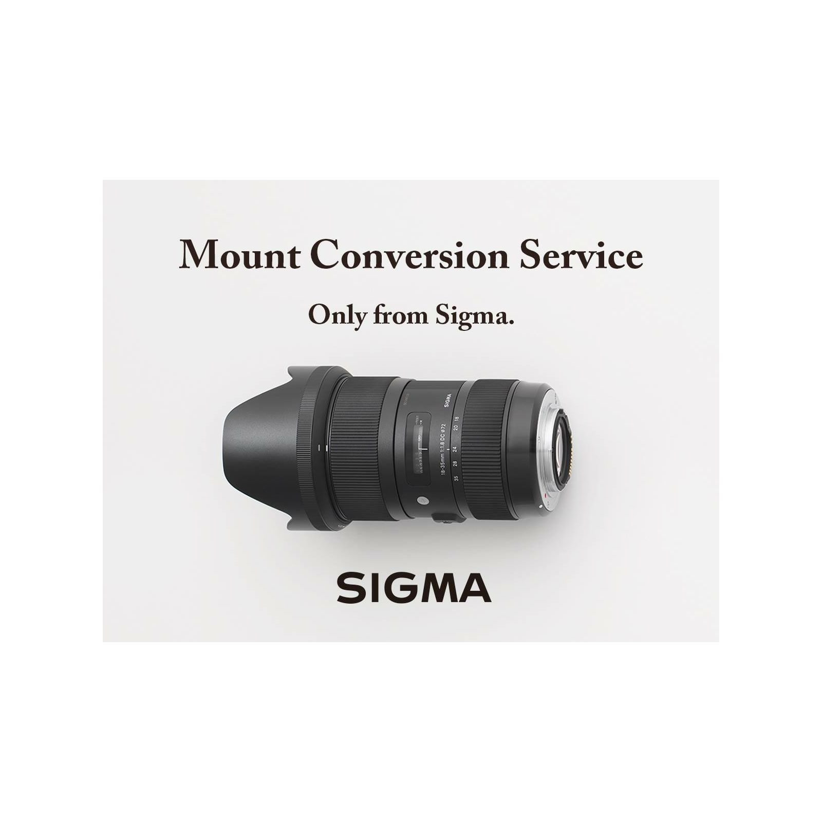 Sigma zamjena mount-a na objektivu Change Your Mount