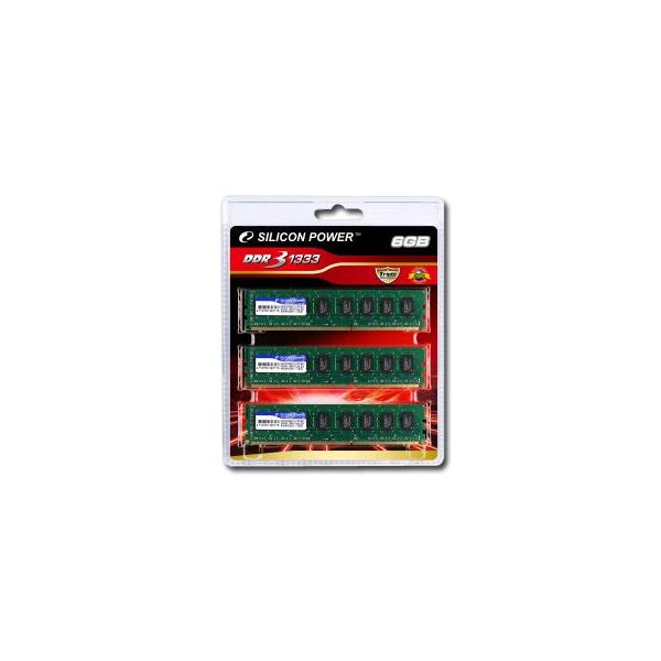 SILICON POWER DDR3 Non-ECC (6GB (3x2GB kit),1333MHz) CL9