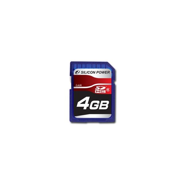 SILICON POWER SDHC Card 4GB (Class 6)
