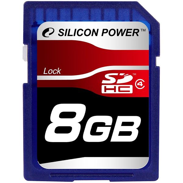 SILICON POWER SDHC Card 8GB (Class 4)
