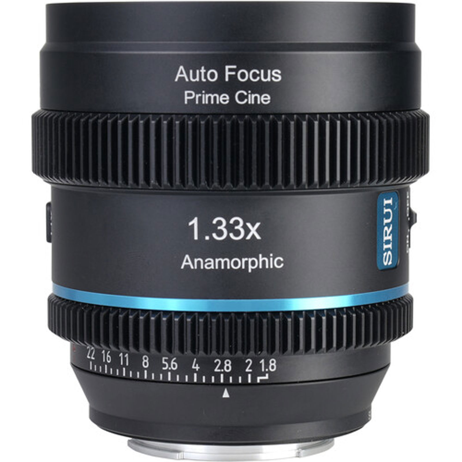 Sirui 20mm T1.8 1.33X S35 AF Anamorphic Lens Blue Flare za OM System Olympus Panasonic MFT micro4/3"