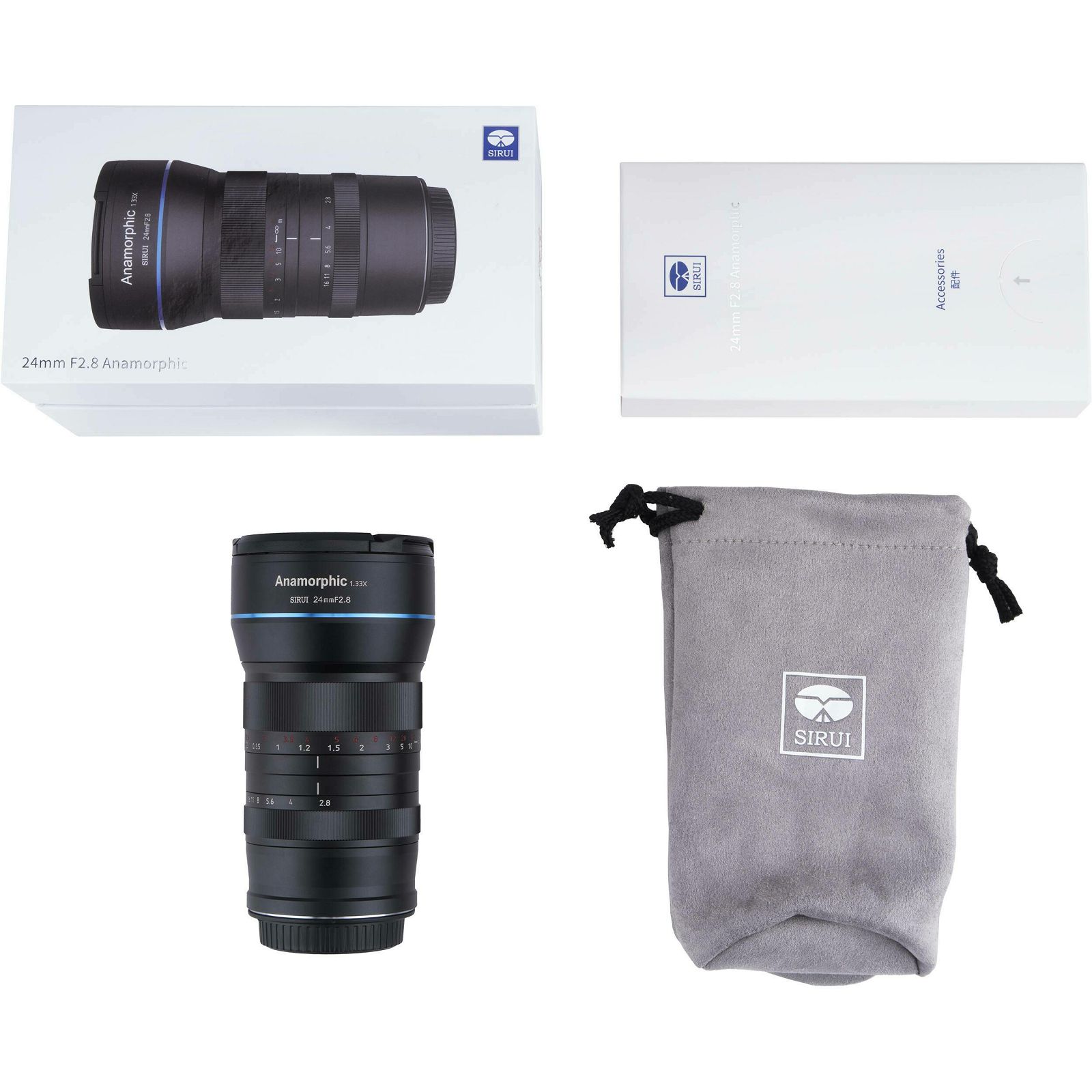 Sirui 24mm f/2.8 1.33x Anamorphic lens objektiv za Olympus Panasonic MFT micro4/3" (SR24-MFT)