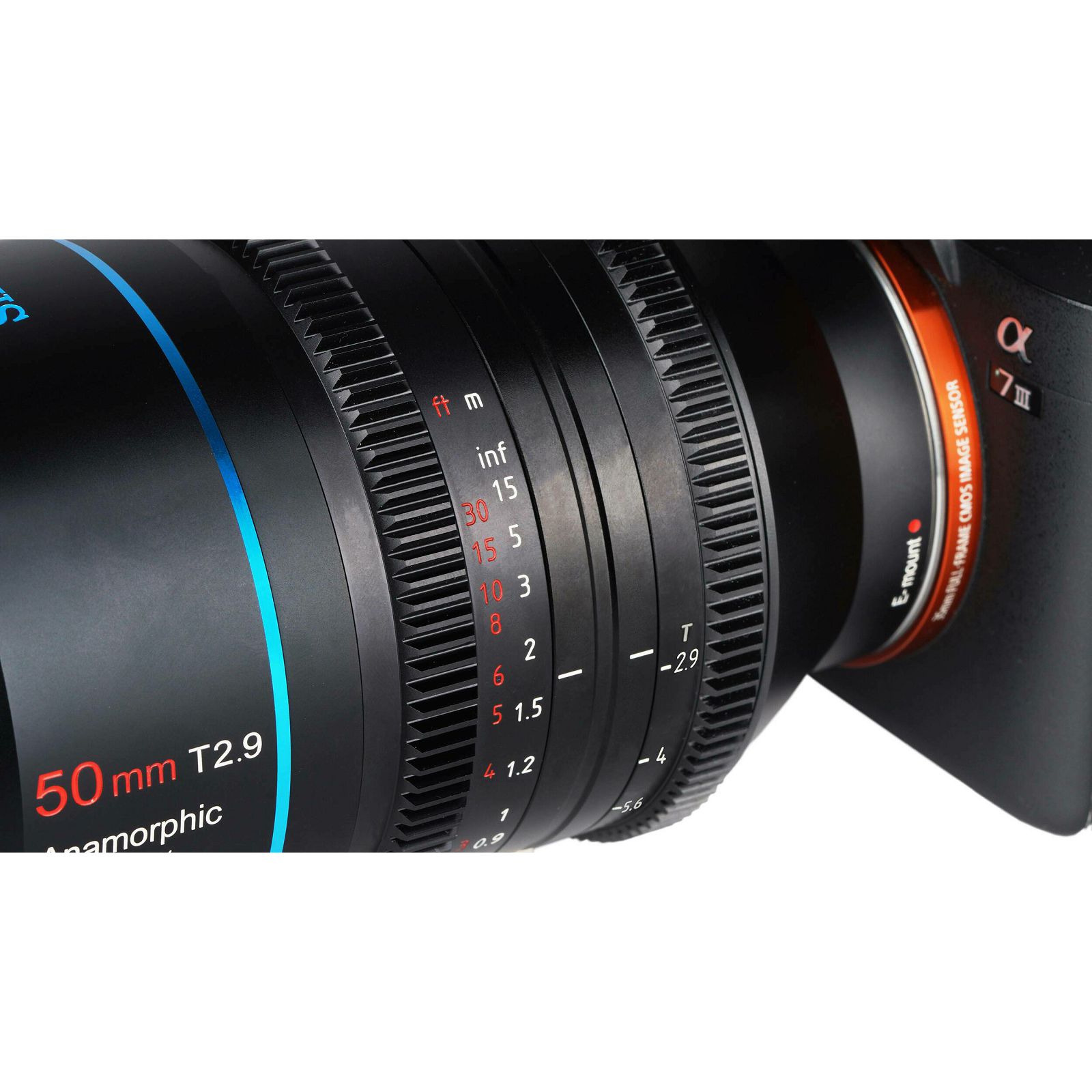 Sirui 50mm T2.9 1.6x Full-Frame Anamorphic lens objektiv za Canon RF (Venus R50)