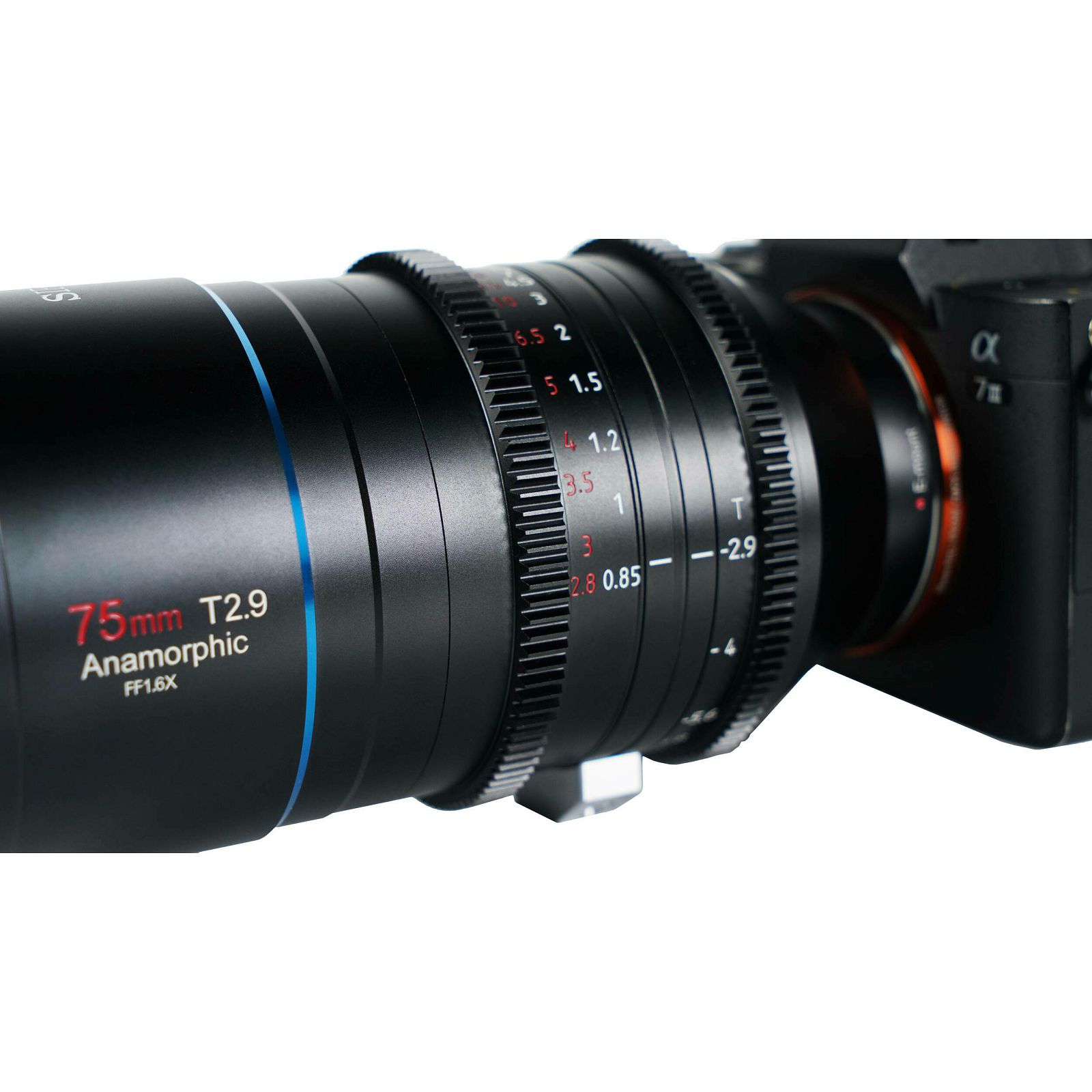 Sirui 75mm T2.9 1.6x Anamorphic lens Venus E75 objektiv za Sony E