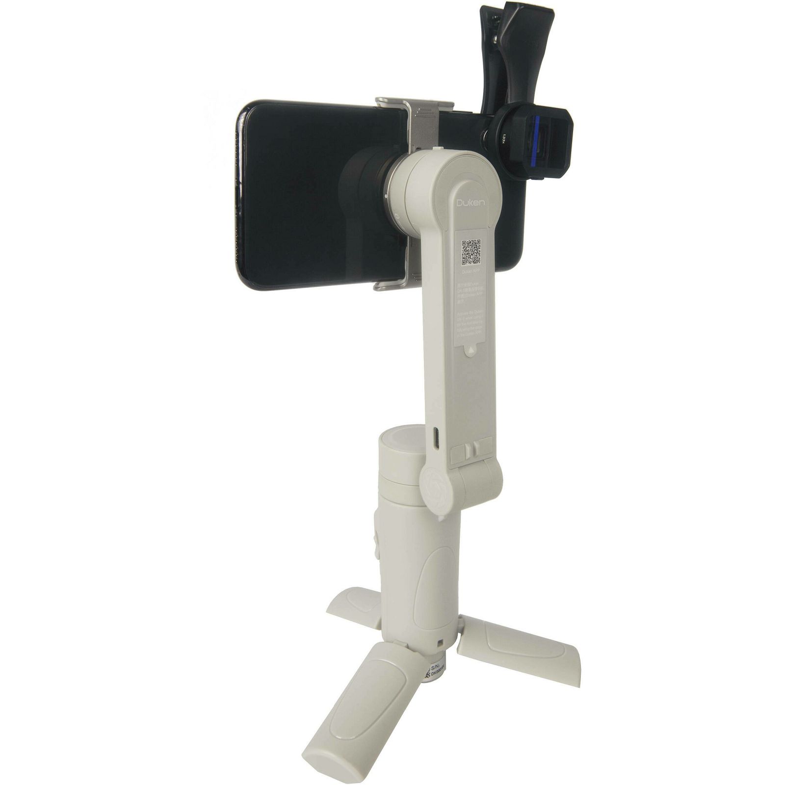 Sirui Duken DK-SL+VD-01 Switch X Smartphone Stabilizer Gimbal (Light Grey) with Anamorphic Lens for Smartphone 