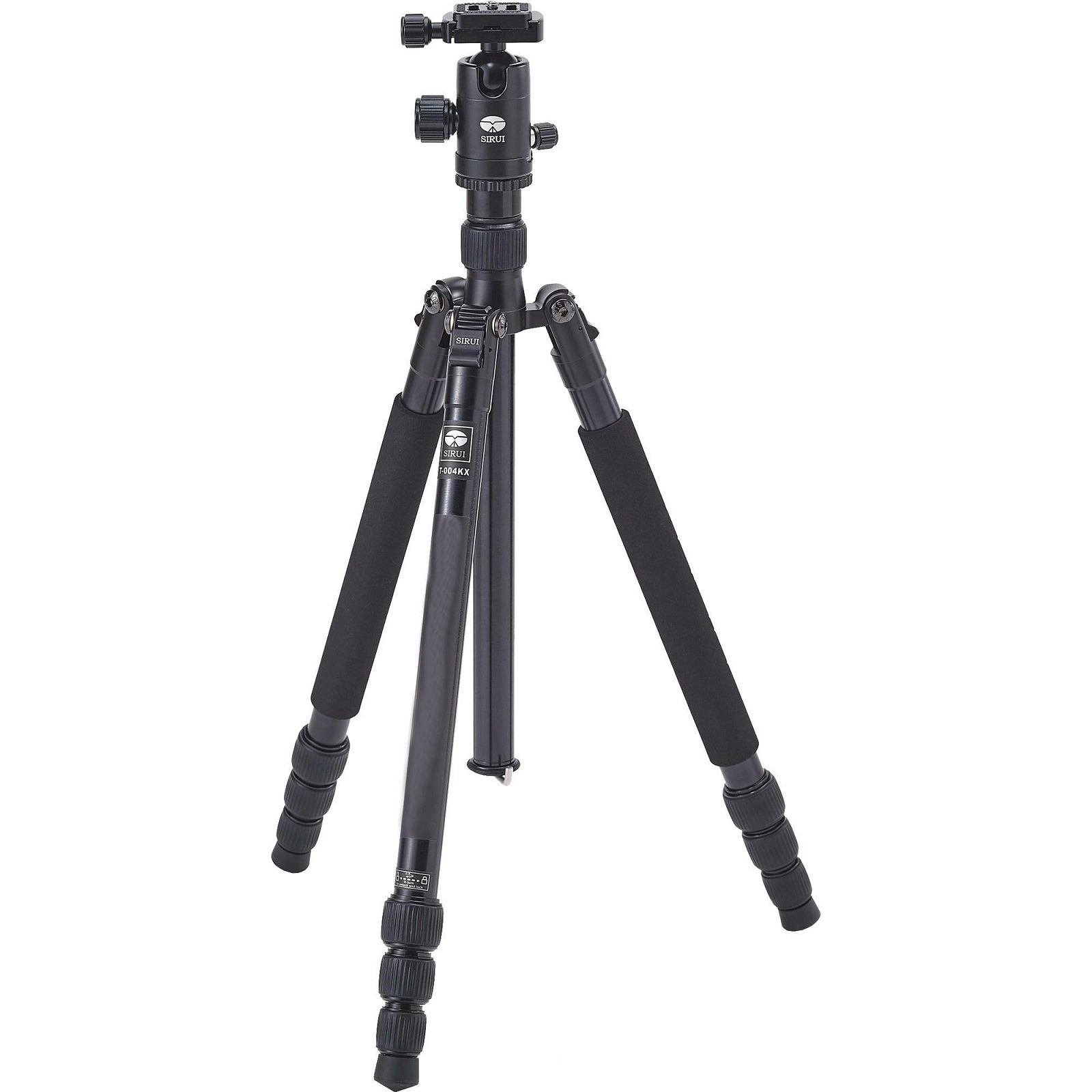 Sirui T-004X tripod black 147,3cm Alu with head C-10X aluminijski stativ stalak i kuglasta glava za fotoaparat Aluminum Tripod with Ball Head