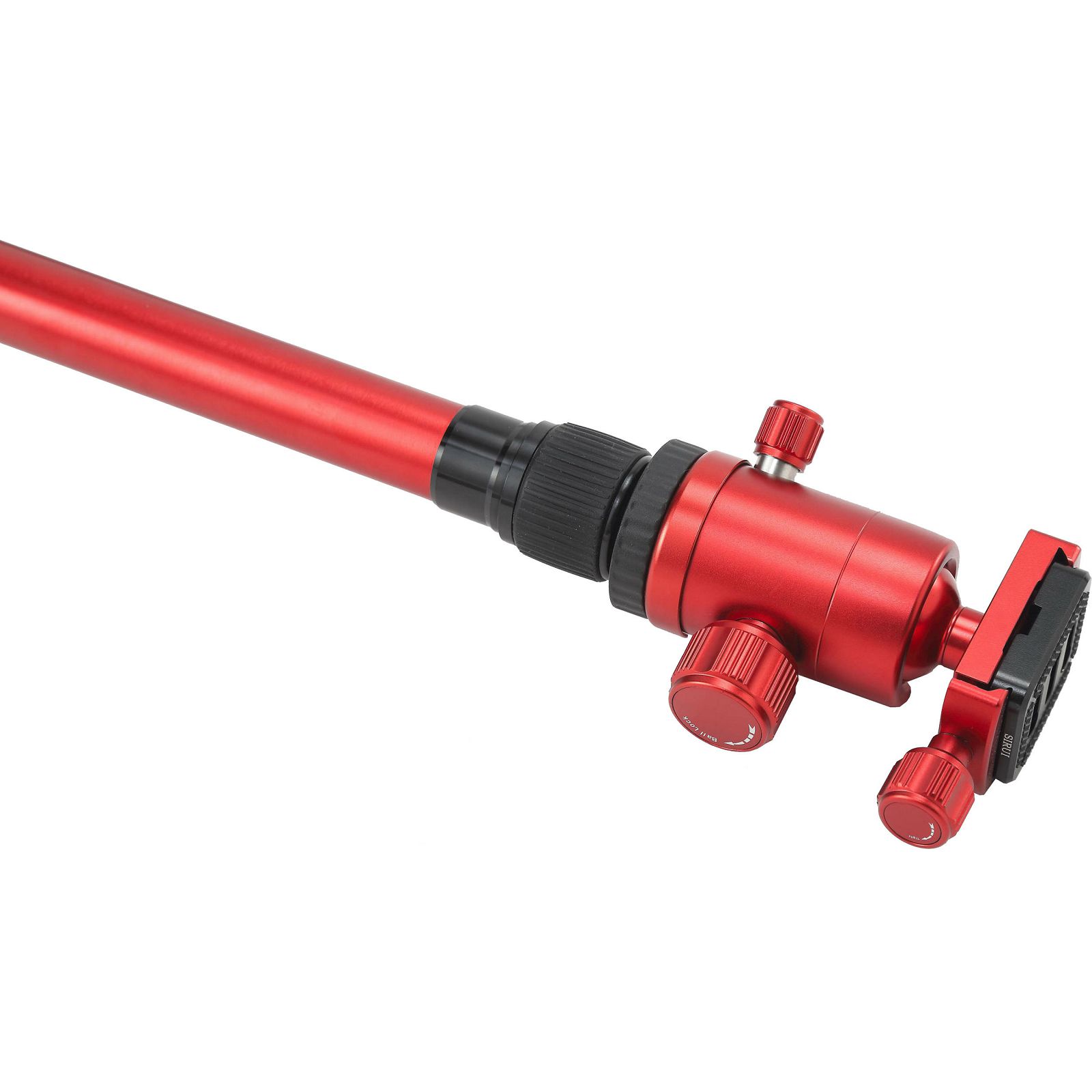 Sirui T-005X 137cm 4kg Red Aluminum Tripod aluminijski stativ + C-10S kuglasta glava Ball Head