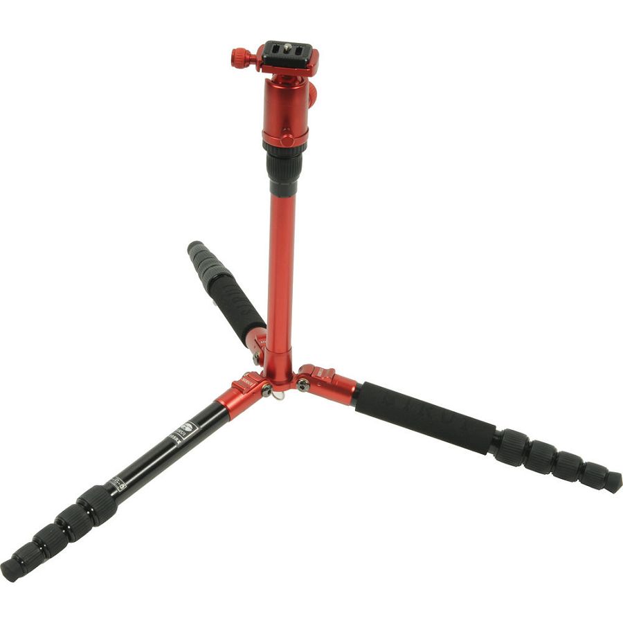 SIRUI T-005X tripod red Alu with ball head C-10X