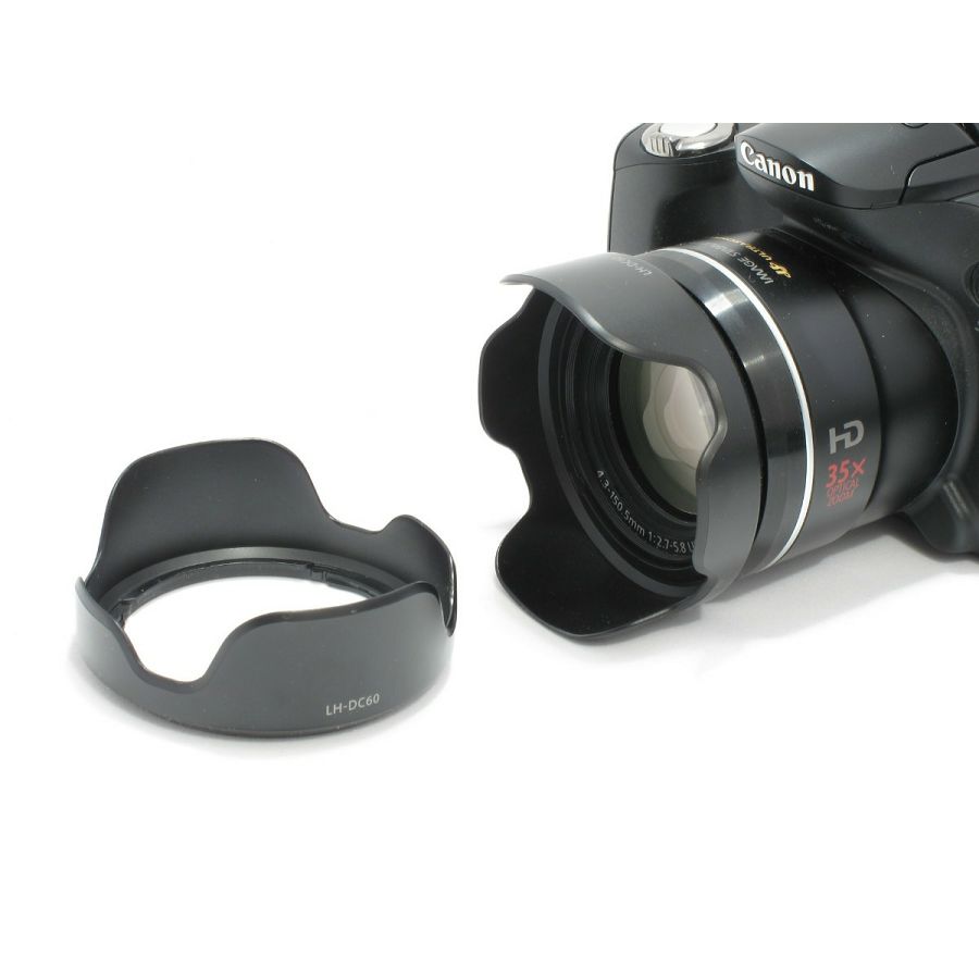 Sjenilo LH-DC60 za Canon Powershoot SX30 SX40 SX50 SX60 SX20 SX10 SX1 lens hood