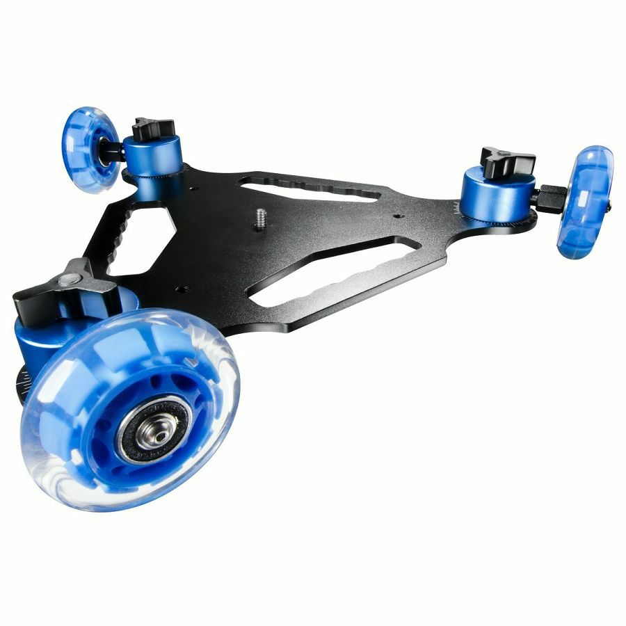 Skate Dolly cinema DSLR klizni video stabilizator cam skater s 3 rote