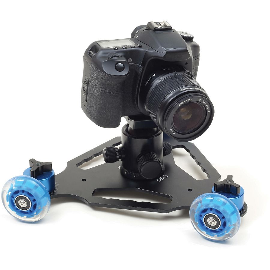 Skate Dolly cinema DSLR klizni video stabilizator cam skater s 3 rote