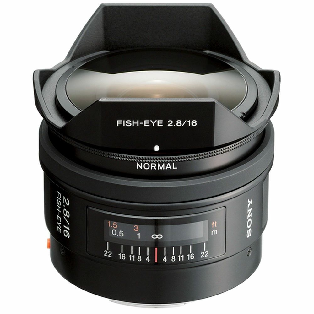 Sony A 16mm f/2.8 Fisheye GDDR širokokutni objektiv za A-mount 16 F2.8 2.8 f/2,8 Fish-eye riblje oko SAL-16F28 SAL16F28 (SAL16F28.AE)