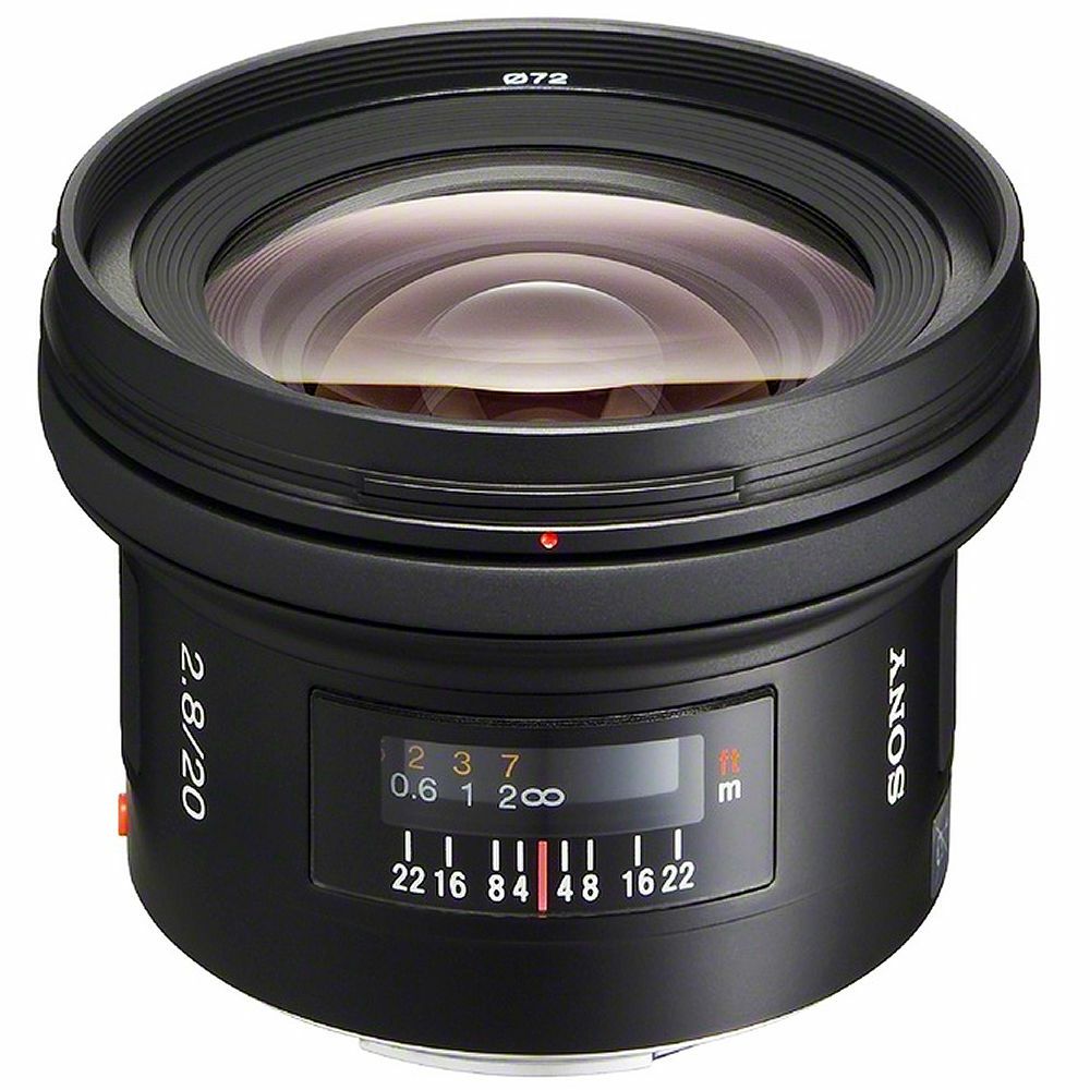 Sony A 20mm f/2.8 širokokutni objektiv za A-mount 20 F2.8 2.8 f/2,8 SAL-20F28 SAL20F28 (SAL20F28.AE)