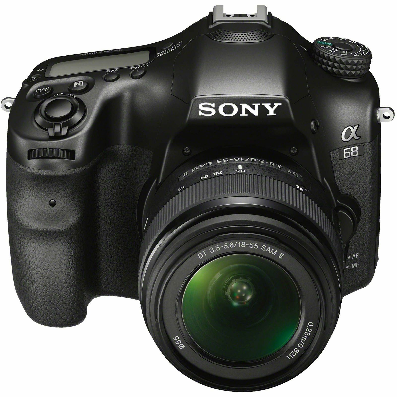 Sony Alpha a68 + 18-55 f/3.5-5.6 KIT DSLR Digitalni fotoaparat ILCA-68K s objektivom 18-55mm f3.5-5.6 SAM II SAL1855 A-mount ILCA68K ILC-A68K (ILCA68K.CEC)