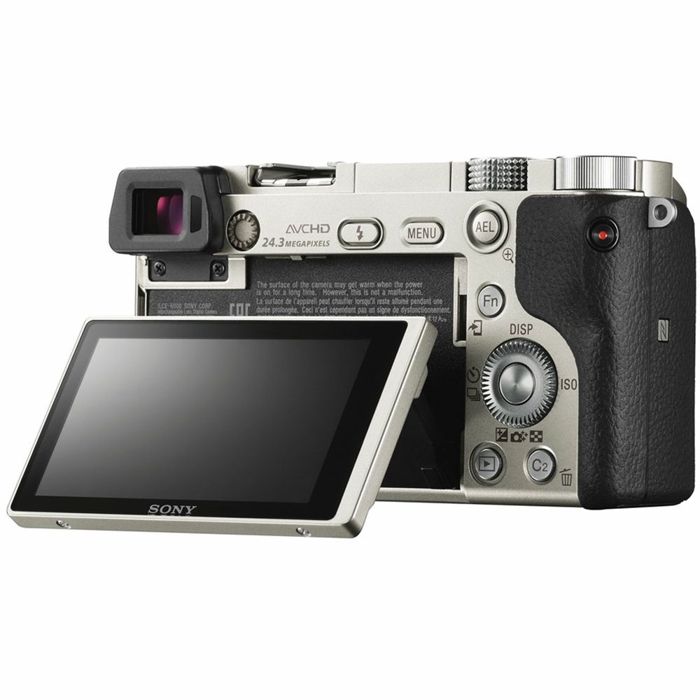 Sony Alpha a6000 Body Silver Mirrorless Digital Camera srebreni bezrcalni digitalni fotoaparat tijelo ILCE-6000S ILCE6000S (ILCE6000S.CEC)