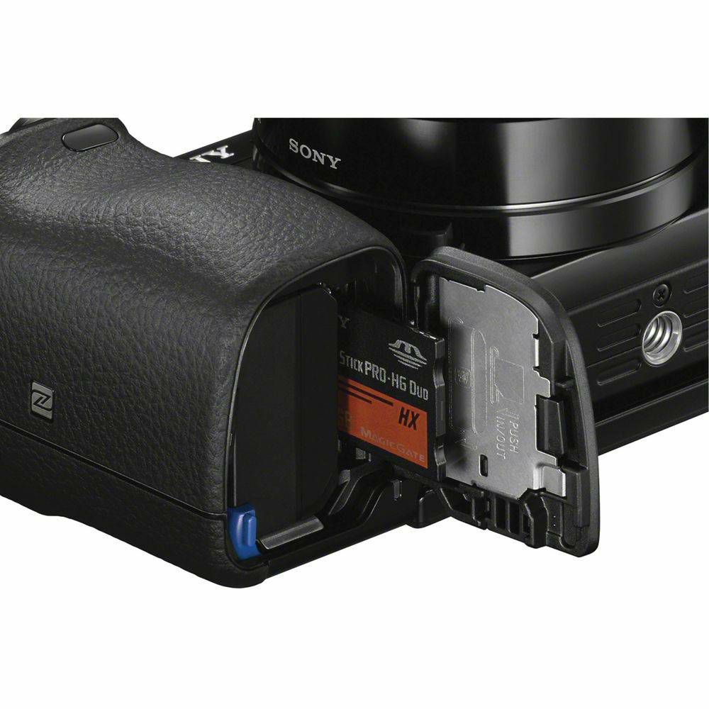 Sony Alpha a6100 + 16-50 f/3.5-5.6 OSS PZ KIT Black Mirrorless Digital Camera bezrcalni digitalni fotoaparat i standardni zoom objektiv SELP1650 16-50mm f3.5-5.6 ILCE-6100LB ILCE6100LB ILCE6100LB.CEC