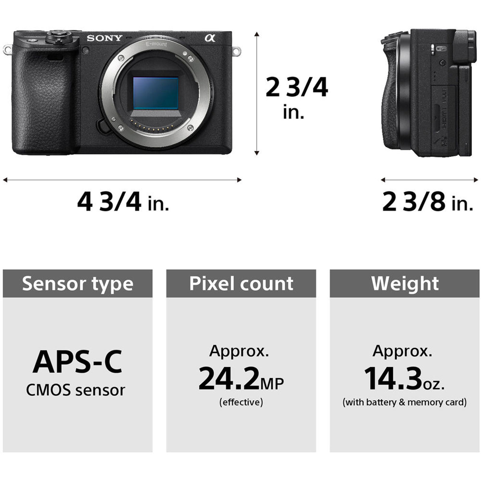 Sony Alpha a6400 + 18-135 f/3.5-5.6 OSS KIT Black (ILCE6400AMB.CEC)