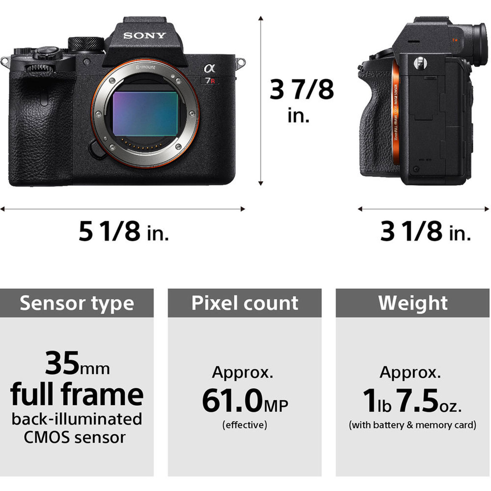 Sony Alpha a7R IV Body (ILCE7RM4AB.CEC)