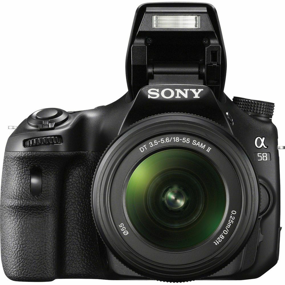 Sony Alpha SLT-A58K Sony Alpha 58 DSLR Camera with 18-55mm Lens