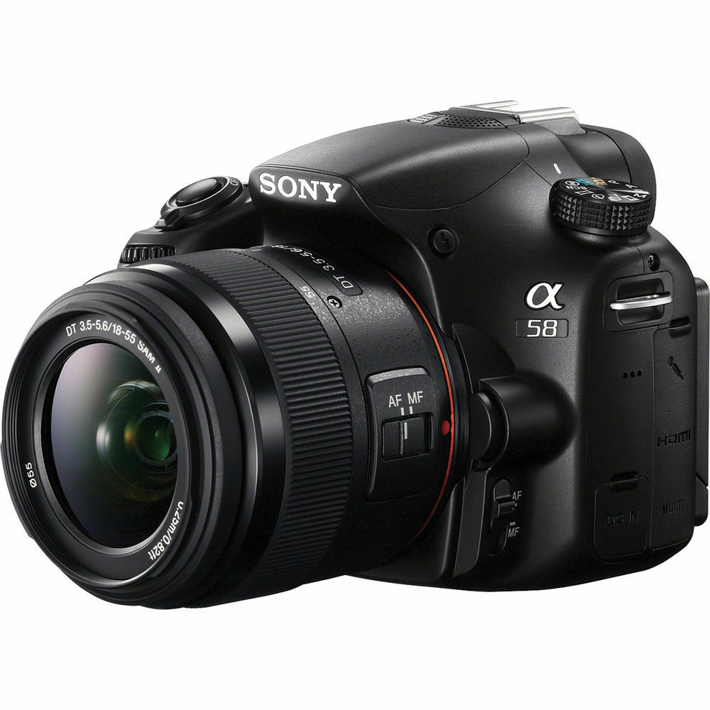 Sony Alpha SLT-A58K Sony Alpha 58 DSLR Camera with 18-55mm Lens