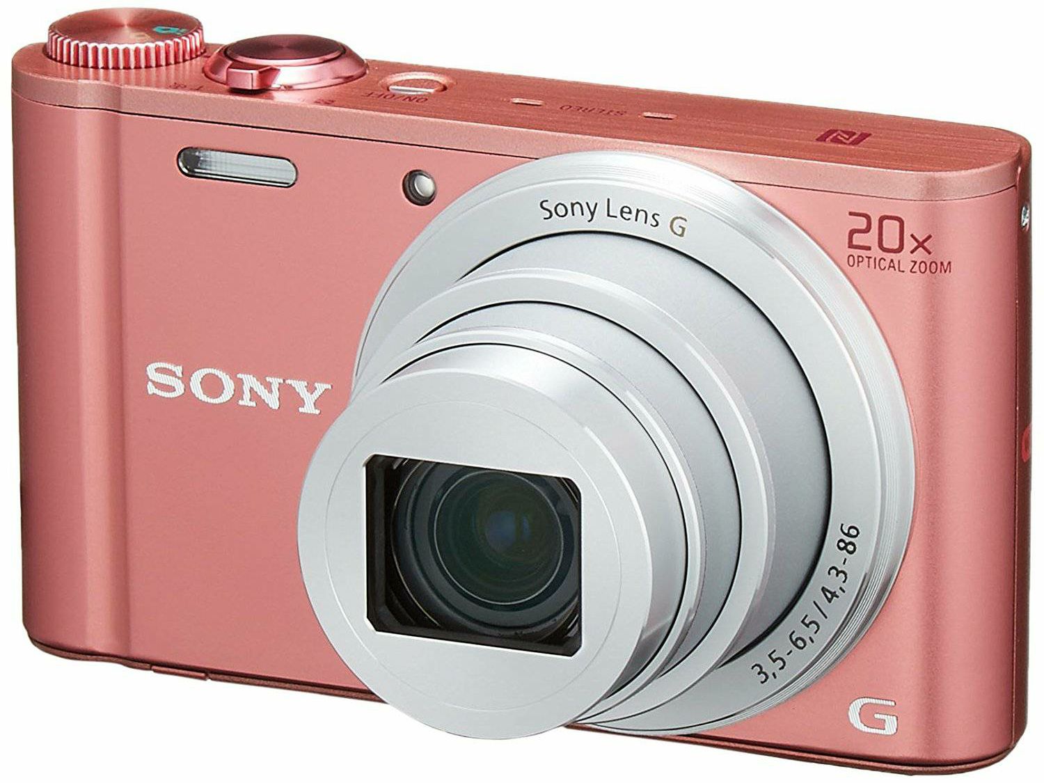 Sony Cyber-shot DSC-WX350 Pink rozi digitalni kompaktni fotoaparat DSCWX350P DSC-WX350P (DSCWX350P.CE3)