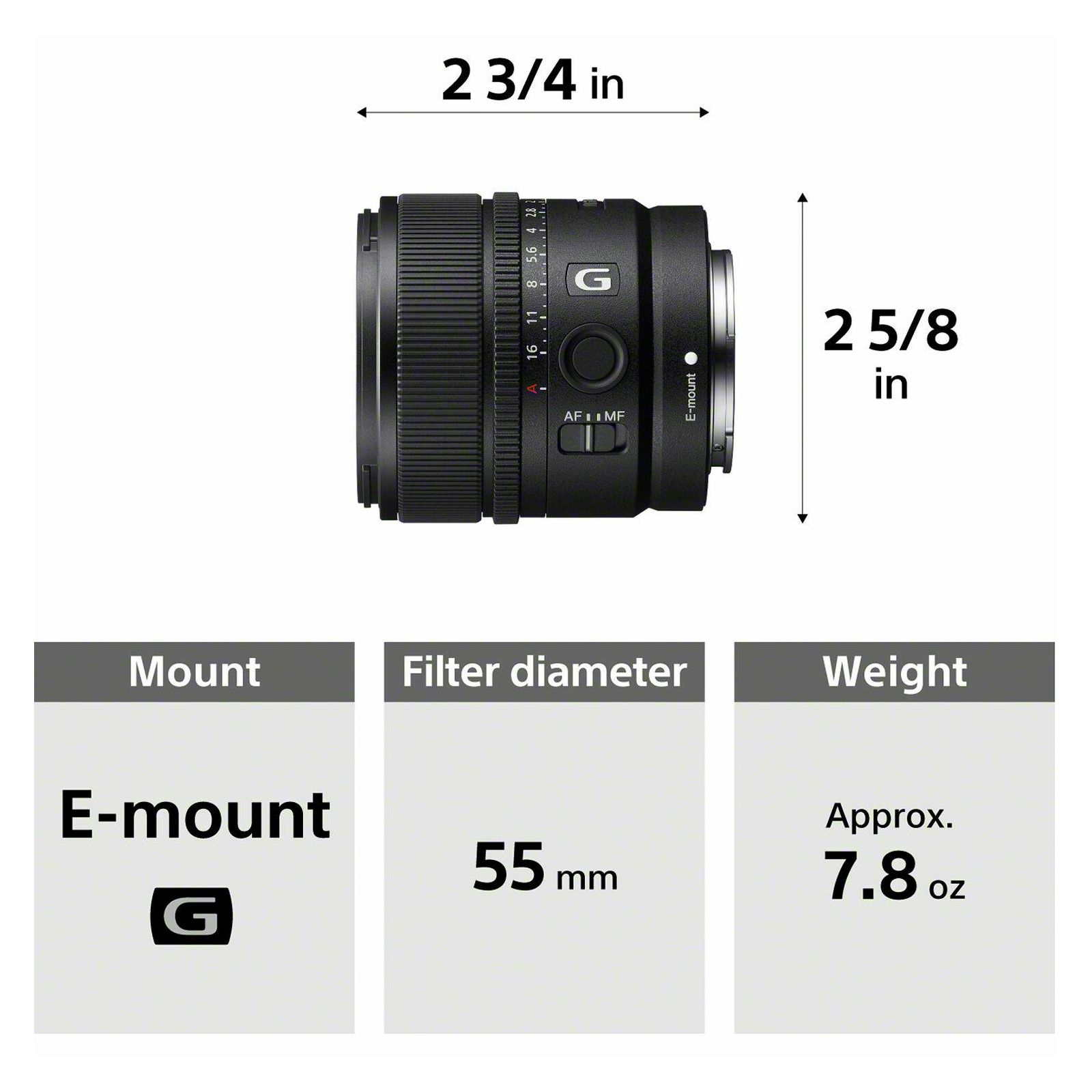 Sony E 15mm f/1.4 G širokokutni objektiv