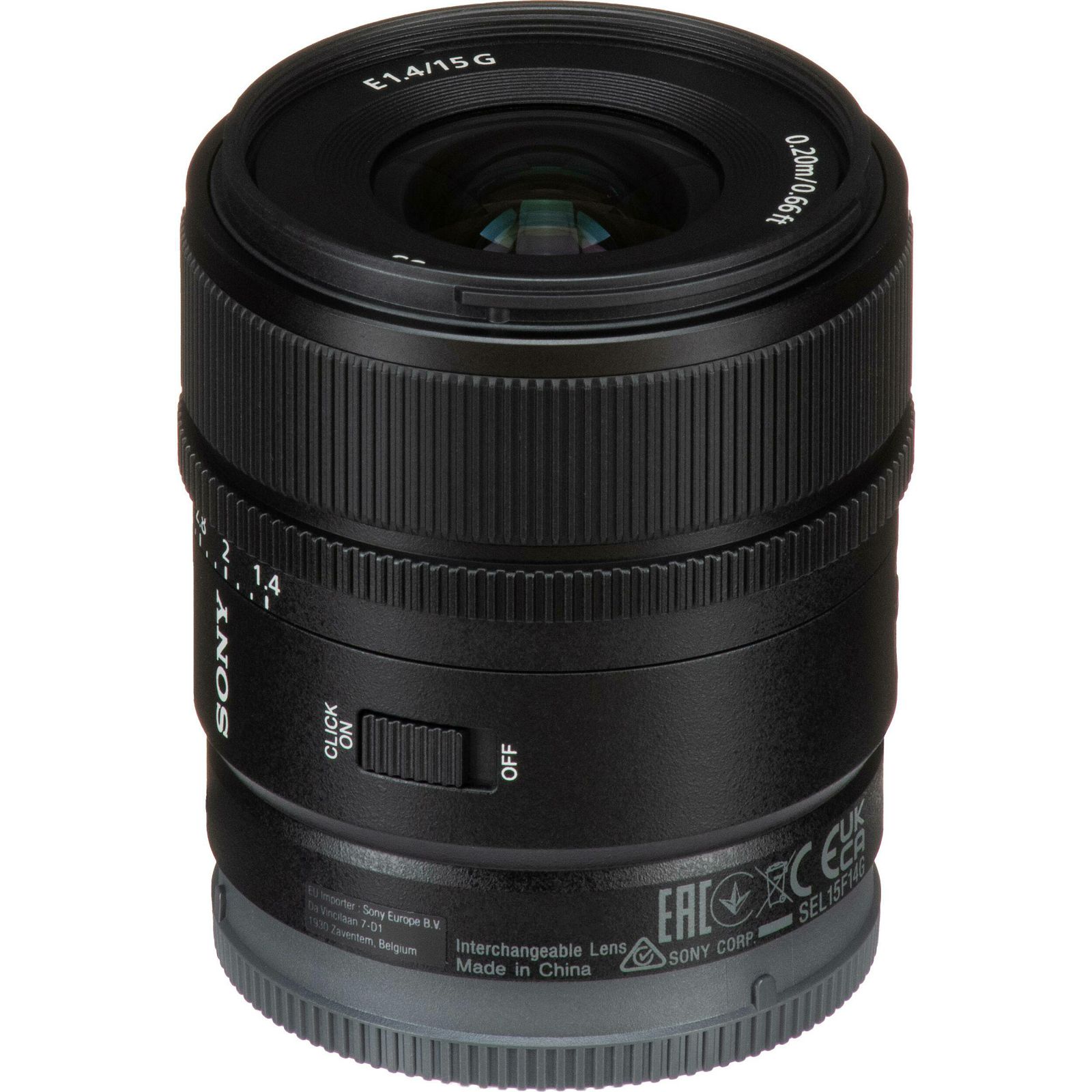 Sony E 15mm f/1.4 G širokokutni objektiv
