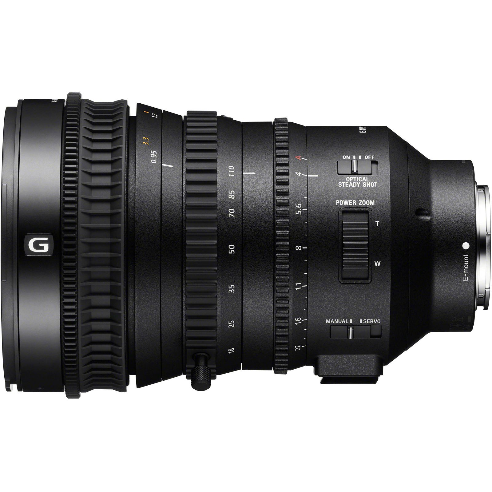Sony E PZ 18-110mm f/4 G OSS Cinema lens Allround objektiv za E-Mount 18-110 F4.0 4.0 f/4,0 SEL-P18110G SELP18110G (SELP18110G.SYX)