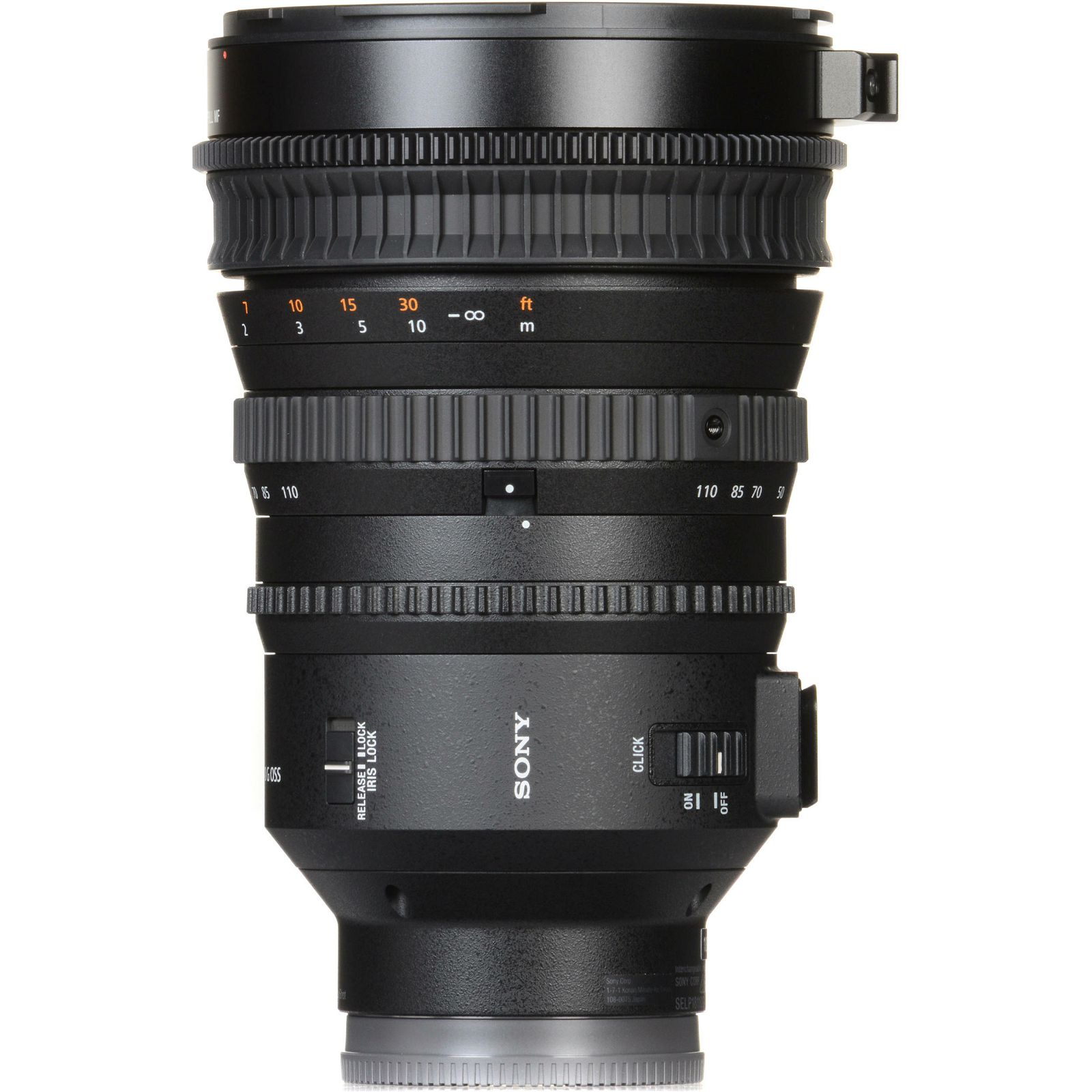 Sony E PZ 18-110mm f/4 G OSS Cinema lens Allround objektiv za E-Mount 18-110 F4.0 4.0 f/4,0 SEL-P18110G SELP18110G (SELP18110G.SYX)