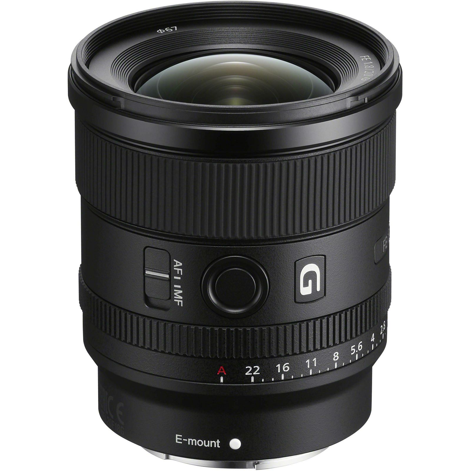 Sony FE 20mm f/1.8 G širokokutni objektiv za E-mount SEL-20F18G (SEL20F18G.SYX)