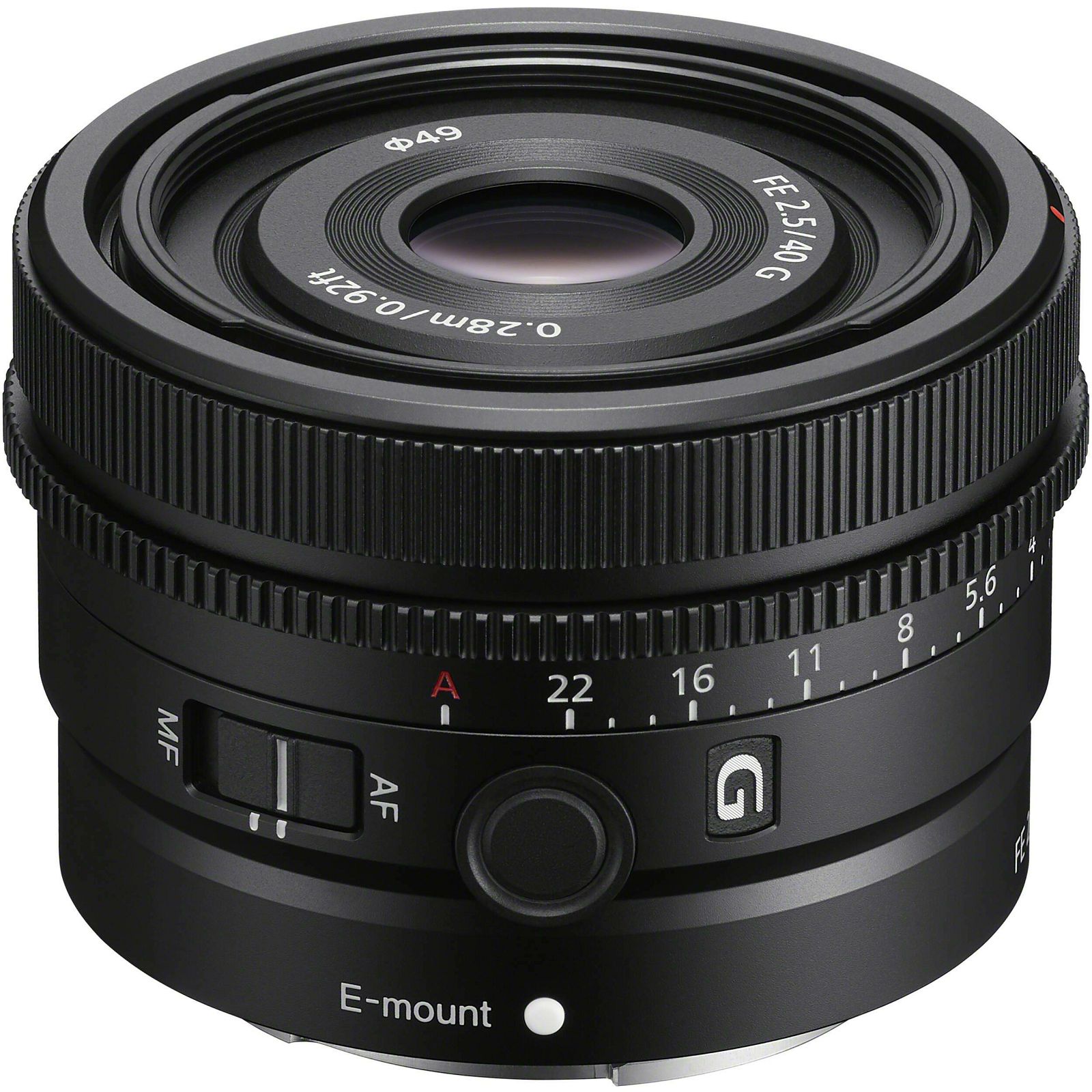 Sony FE 40mm f/2.5 G objektiv za E-Mount SEL-40F25G SEL40F25G (SEL40F25G.SYX)