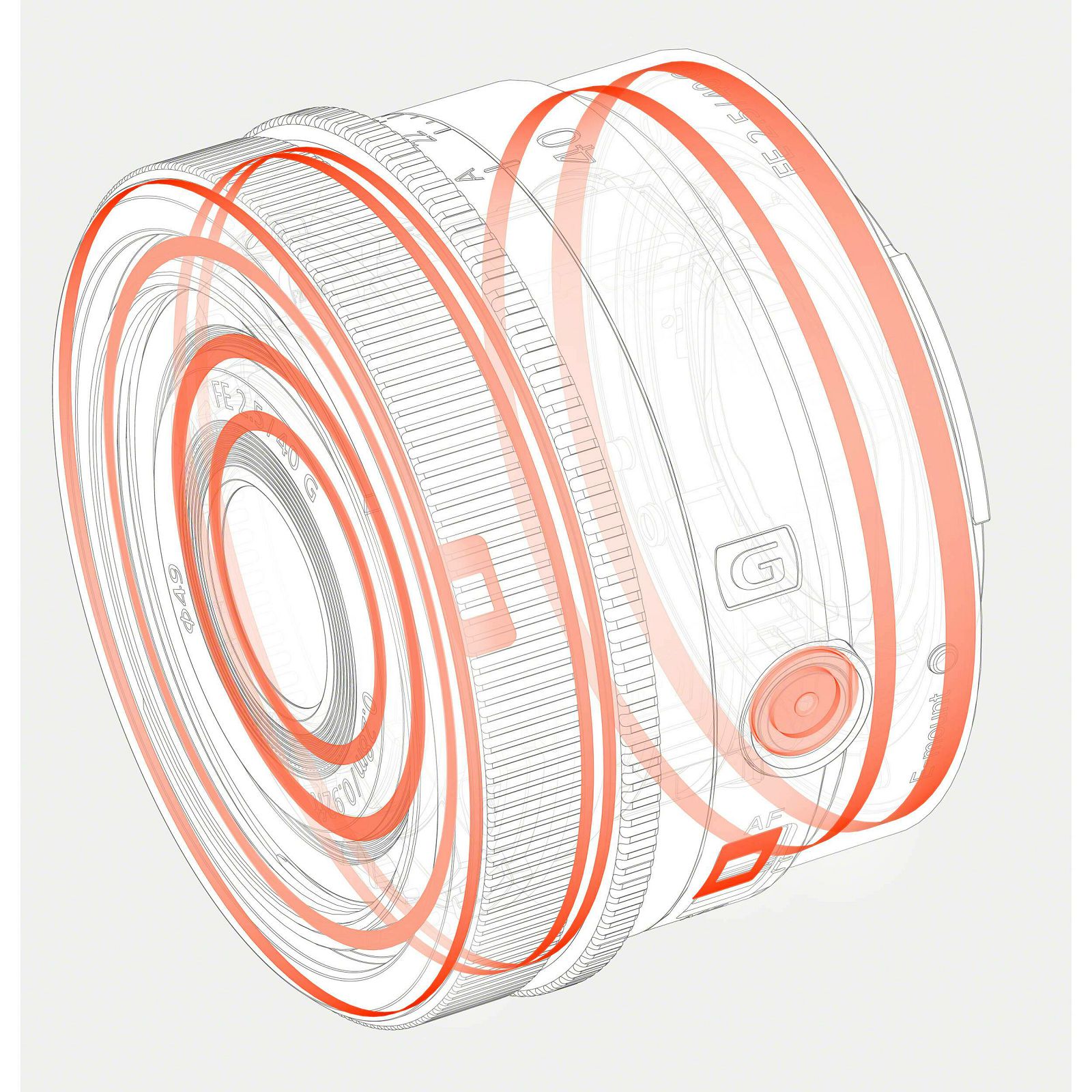 Sony FE 40mm f/2.5 G objektiv za E-Mount SEL-40F25G SEL40F25G (SEL40F25G.SYX)