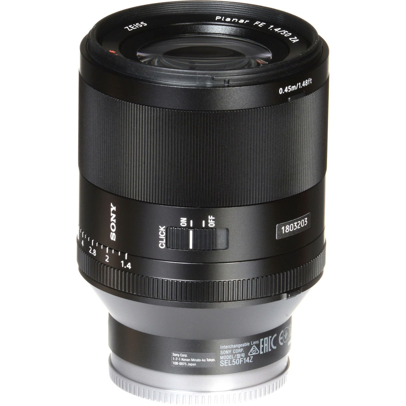 Sony FE 50mm f/1.4 ZA Carl Zeiss Planar T* portretni standardni objektiv za E-Mount 50 F1.4 1.4 f/1,4 SEL-50F14Z SEL50F14Z (SEL50F14Z.SYX)